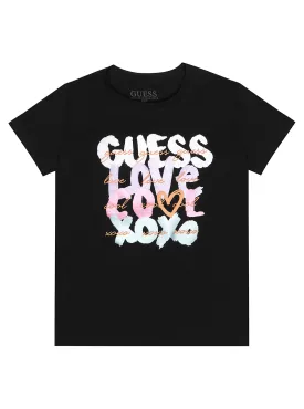 Eco Black Guess Love T-Shirt (2-7)
