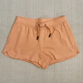 Paper Flower Raw Edge Drawstring Short