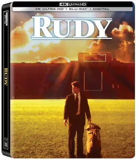Rudy 30th Anniversary SteelBook (4K Ultra HD   Blu-ray   Digital) [4K UHD]